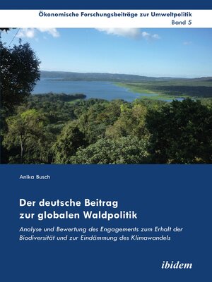 cover image of Der deutsche Beitrag zur globalen Waldpolitik